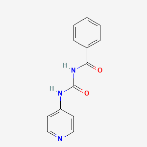 molecular formula C13H11N3O2 B2402917 N-(吡啶-4-基氨基甲酰基)苯甲酰胺 CAS No. 80349-52-6