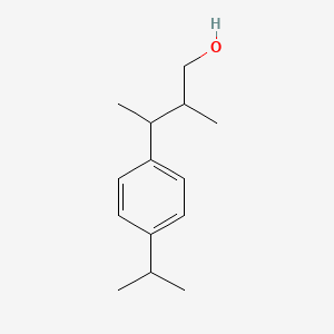 2-Methyl-3-(4-propan-2-ylphenyl)butan-1-ol