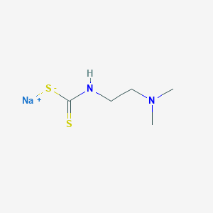 molecular formula C5H11N2NaS2 B2402995 Sodium (2-(dimethylamino)ethyl)carbamodithioate CAS No. 2088499-23-2