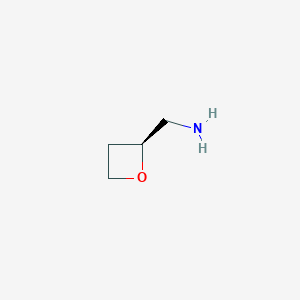 molecular formula C4H9NO B2402997 (S)-Oxetan-2-ylmethanamine CAS No. 2091328-57-1