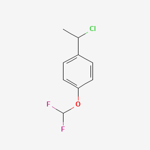 1-(1-Chloroethyl)-4-(difluoromethoxy)benzene