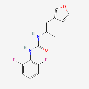 1-(2,6-Difluorophenyl)-3-(1-(furan-3-yl)propan-2-yl)urea