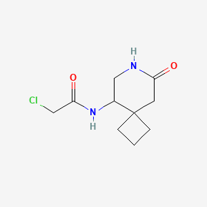2-Chloro-N-(6-oxo-7-azaspiro[3.5]nonan-9-yl)acetamide