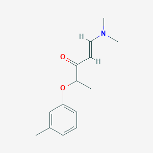 1-(Dimethylamino)-4-(3-methylphenoxy)-1-penten-3-one