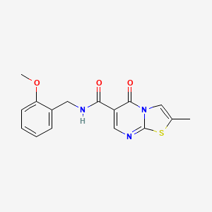 N-(2-methoxybenzyl)-2-methyl-5-oxo-5H-[1,3]thiazolo[3,2-a]pyrimidine-6-carboxamide