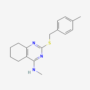 N-methyl-2-[(4-methylbenzyl)sulfanyl]-5,6,7,8-tetrahydro-4-quinazolinamine