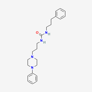 1-(3-(4-Phenylpiperazin-1-yl)propyl)-3-(3-phenylpropyl)urea