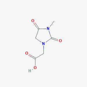 2-(3-Methyl-2,4-dioxoimidazolidin-1-yl)acetic acid