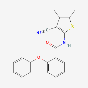 N-(3-cyano-4,5-dimethylthiophen-2-yl)-2-phenoxybenzamide