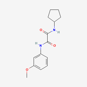 N-cyclopentyl-N'-(3-methoxyphenyl)oxamide