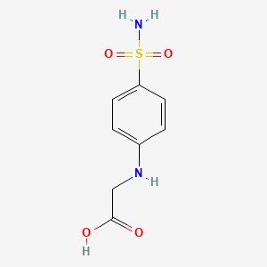 2-[(4-Sulfamoylphenyl)amino]acetic acid