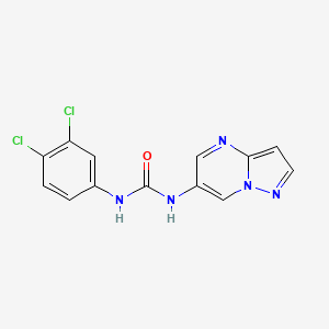 1-(3,4-Dichlorophenyl)-3-(pyrazolo[1,5-a]pyrimidin-6-yl)urea