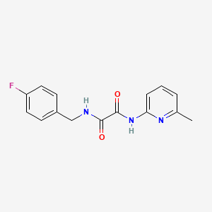 molecular formula C15H14FN3O2 B2403161 N1-(4-fluorobenzyl)-N2-(6-methylpyridin-2-yl)oxalamide CAS No. 920378-06-9