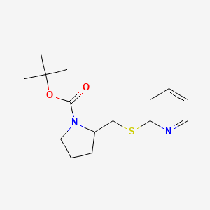tert-Butyl 2-((pyridin-2-ylthio)methyl)pyrrolidine-1-carboxylate