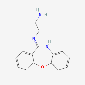 molecular formula C15H15N3O B2403219 N'-benzo[b][1,4]benzoxazepin-6-ylethane-1,2-diamine CAS No. 3454-91-9