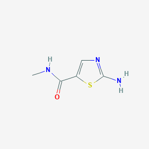 molecular formula C5H7N3OS B2403293 2-Amino-N-methylthiazole-5-carboxamide CAS No. 1177494-20-0