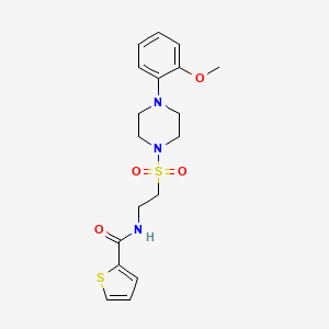 N-(2-((4-(2-methoxyphenyl)piperazin-1-yl)sulfonyl)ethyl)thiophene-2-carboxamide