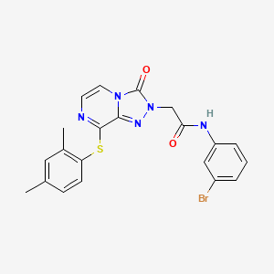 2-(2,3-difluorophenyl)-7-ethoxy-N-(2-methoxyethyl)imidazo[2,1-b][1,3]benzothiazol-3-amine