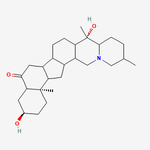 molecular formula C27H43NO3 B2403323 Yubeinine CAS No. 157478-01-8