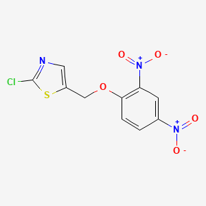 2-Chloro-5-[(2,4-dinitrophenoxy)methyl]-1,3-thiazole