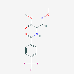 Methyl 3-(methoxyimino)-2-{[4-(trifluoromethyl)benzoyl]amino}propanoate