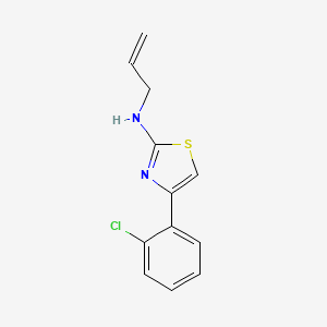 molecular formula C12H11ClN2S B2403338 n-烯丙基-4-(2-氯苯基)噻唑-2-胺 CAS No. 21344-92-3