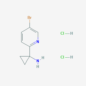1-(5-Bromopyridin-2-yl)cyclopropanamine dihydrochloride