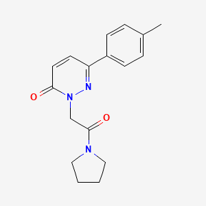 6-(4-Methylphenyl)-2-(2-oxo-2-pyrrolidin-1-ylethyl)pyridazin-3-one