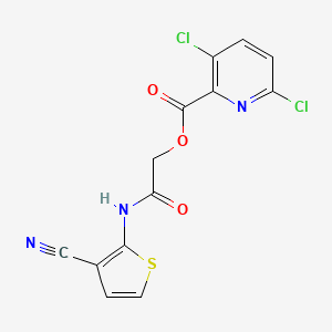 [(3-Cyanothiophen-2-yl)carbamoyl]methyl 3,6-dichloropyridine-2-carboxylate