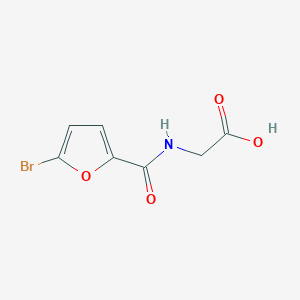 molecular formula C7H6BrNO4 B2403354 [(5-Bromo-furan-2-carbonyl)-amino]-acetic acid CAS No. 327043-28-7