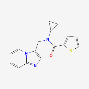 N-cyclopropyl-N-(imidazo[1,2-a]pyridin-3-ylmethyl)thiophene-2-carboxamide