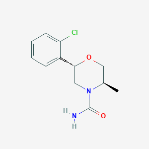 (2S,5R)-2-(2-Chlorophenyl)-5-methylmorpholine-4-carboxamide