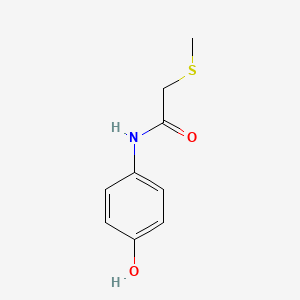 molecular formula C9H11NO2S B2403412 N-(4-hydroxyphenyl)-2-(methylsulfanyl)acetamide CAS No. 862248-42-8