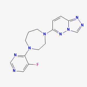 6-(4-(5-Fluoropyrimidin-4-yl)-1,4-diazepan-1-yl)-[1,2,4]triazolo[4,3-b]pyridazine