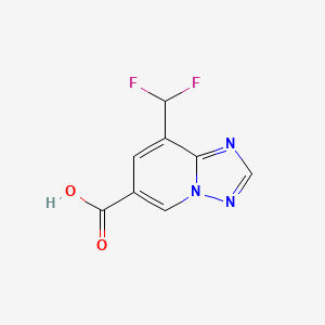 8-(Difluoromethyl)-[1,2,4]triazolo[1,5-a]pyridine-6-carboxylic acid