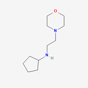 molecular formula C11H22N2O B2403499 N-(2-morpholin-4-ylethyl)cyclopentanamine CAS No. 637034-82-3
