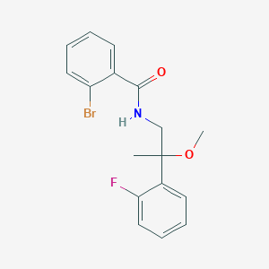 2-bromo-N-(2-(2-fluorophenyl)-2-methoxypropyl)benzamide