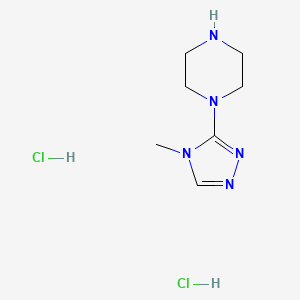 1-(4-methyl-4H-1,2,4-triazol-3-yl)piperazine dihydrochloride