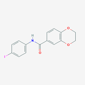 N-(4-iodophenyl)-2,3-dihydro-1,4-benzodioxine-6-carboxamide