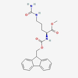 molecular formula C22H25N3O5 B2403590 Fmoc-Cit-OMe CAS No. 1820581-58-5