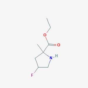 Ethyl 4-fluoro-2-methylpyrrolidine-2-carboxylate