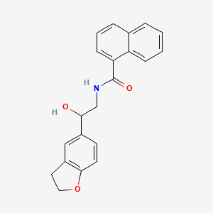 N-(2-(2,3-dihydrobenzofuran-5-yl)-2-hydroxyethyl)-1-naphthamide