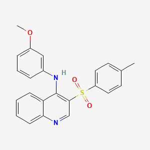 molecular formula C23H20N2O3S B2403676 N-(3-methoxyphenyl)-3-tosylquinolin-4-amine CAS No. 895649-86-2