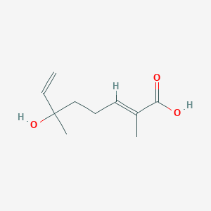 molecular formula C10H16O3 B024037 6-羟基-2,6-二甲基-2,7-辛二烯酸 CAS No. 28420-25-9