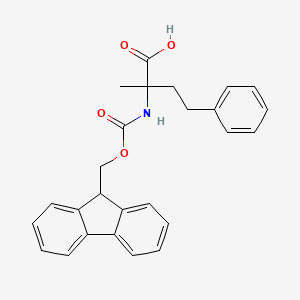 molecular formula C26H25NO4 B2403701 Fmoc-|A-Me-homoPhe-OH CAS No. 1693866-72-6