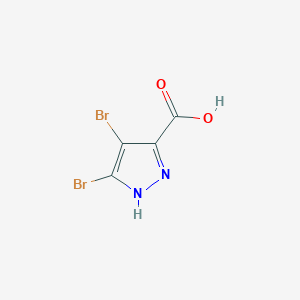 3,4-dibromo-1H-pyrazole-5-carboxylic acid