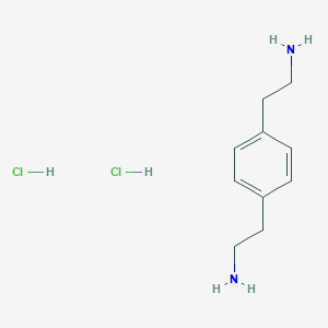molecular formula C10H18Cl2N2 B2403707 2-[4-(2-Aminoethyl)phenyl]ethanamine;dihydrochloride CAS No. 31748-68-2