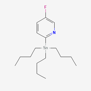molecular formula C17H30FNSn B2403774 5-Fluoro-2-(tributylstannyl)pyridine CAS No. 1094072-18-0