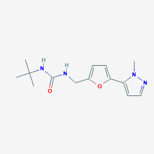 1-Tert-butyl-3-[[5-(2-methylpyrazol-3-yl)furan-2-yl]methyl]urea