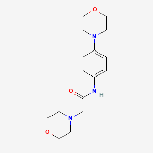 2-morpholino-N-(4-morpholinophenyl)acetamide